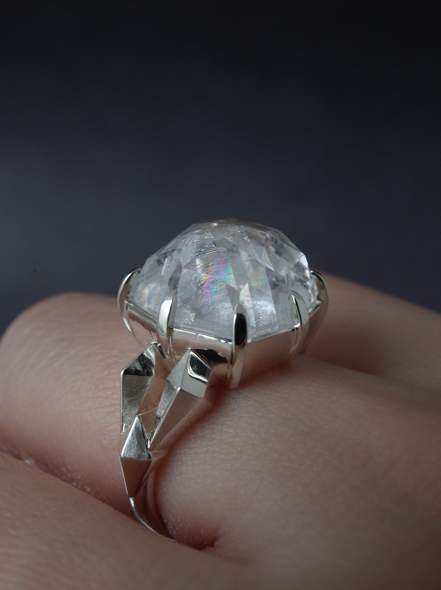 Quartz in Quartz CRYSTALLIZE Ring - 2 / cut by CANNA