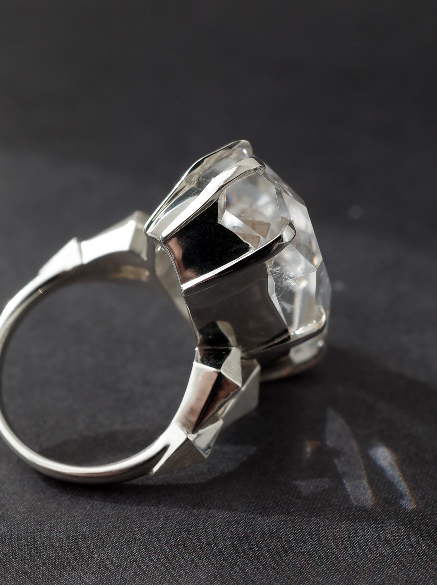 Quartz in Quartz CRYSTALLIZE Ring - 1 / cut by CANNA