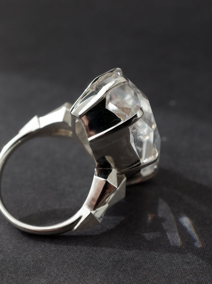 Quartz in Quartz CRYSTALLIZE Ring - 1 / cut by CANNA