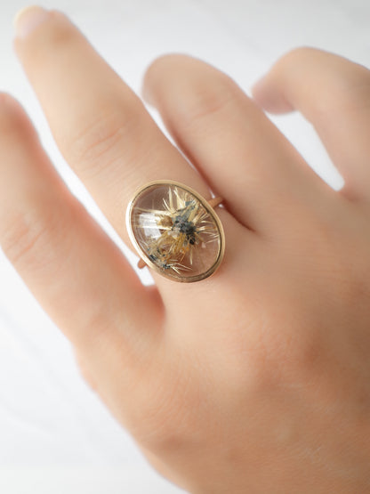 Rutilated Quartz Ring - 3