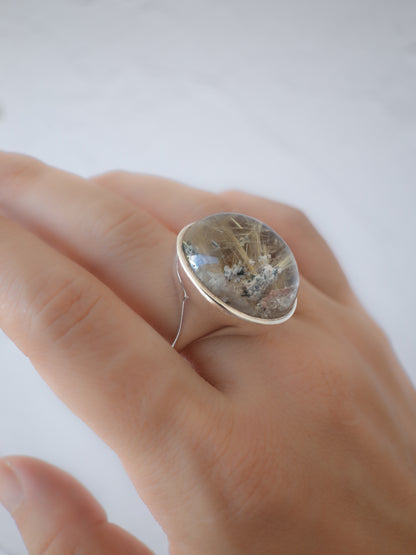 Garden Rutilated Quartz Ring - 4