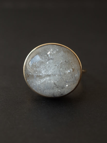 Quartz in White Garden Quartz Ring  - 3
