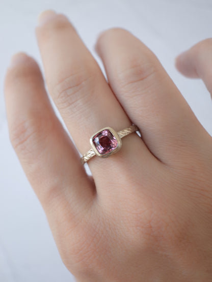 Red Spinel Hawaiian Ring