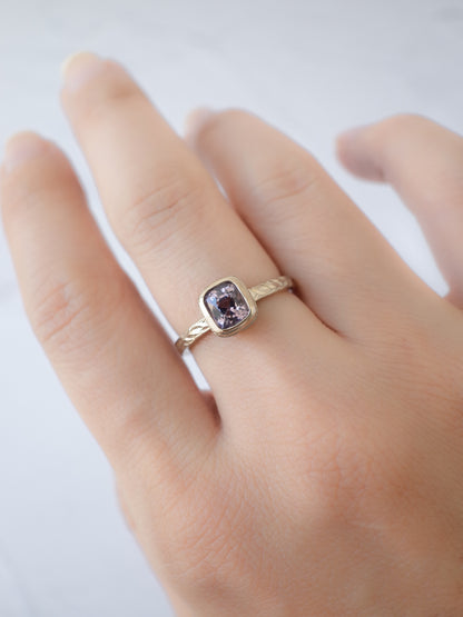 Purple Spinel Hawaiian Ring