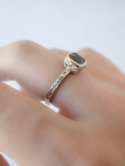 Purple Spinel Hawaiian Ring