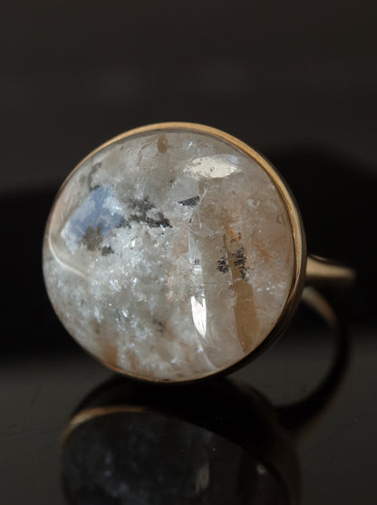 Quartz in White Garden Quartz Ring  - 2
