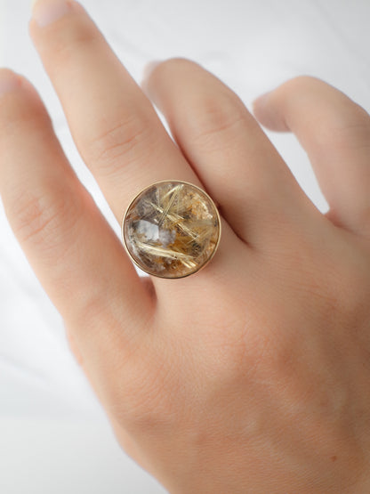 Garden Rutilated Quartz Ring - 1