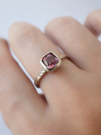 Red Spinel Hawaiian Ring