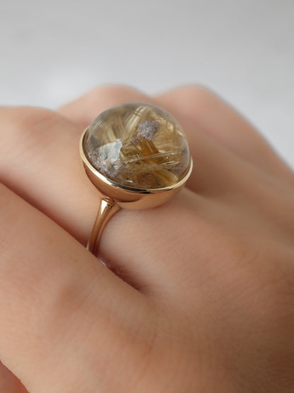 Garden Rutilated Quartz Ring - 1