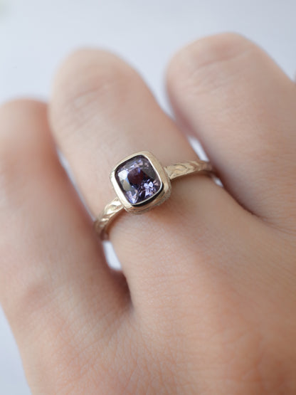 Purple Spinel Hawaiian Ring
