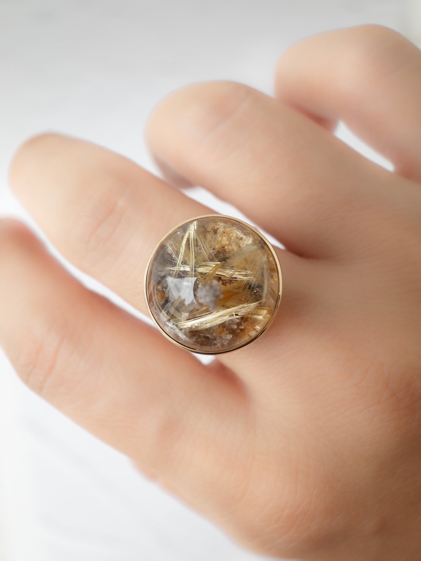 Garden Rutilated Quartz Ring - 1