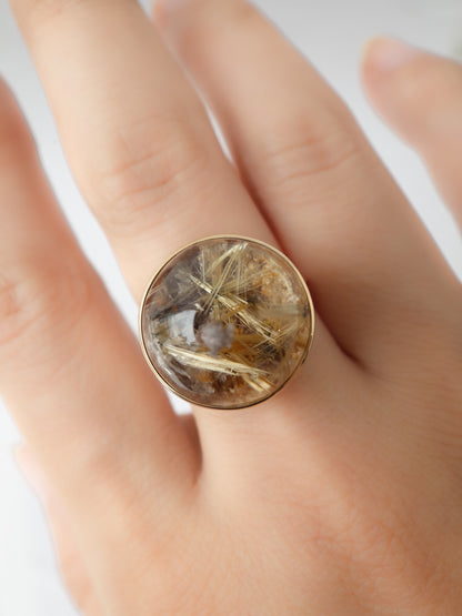 Garden Rutilated Quartz Ring - 1