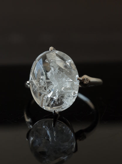 Quartz in Quartz Ring - 1　