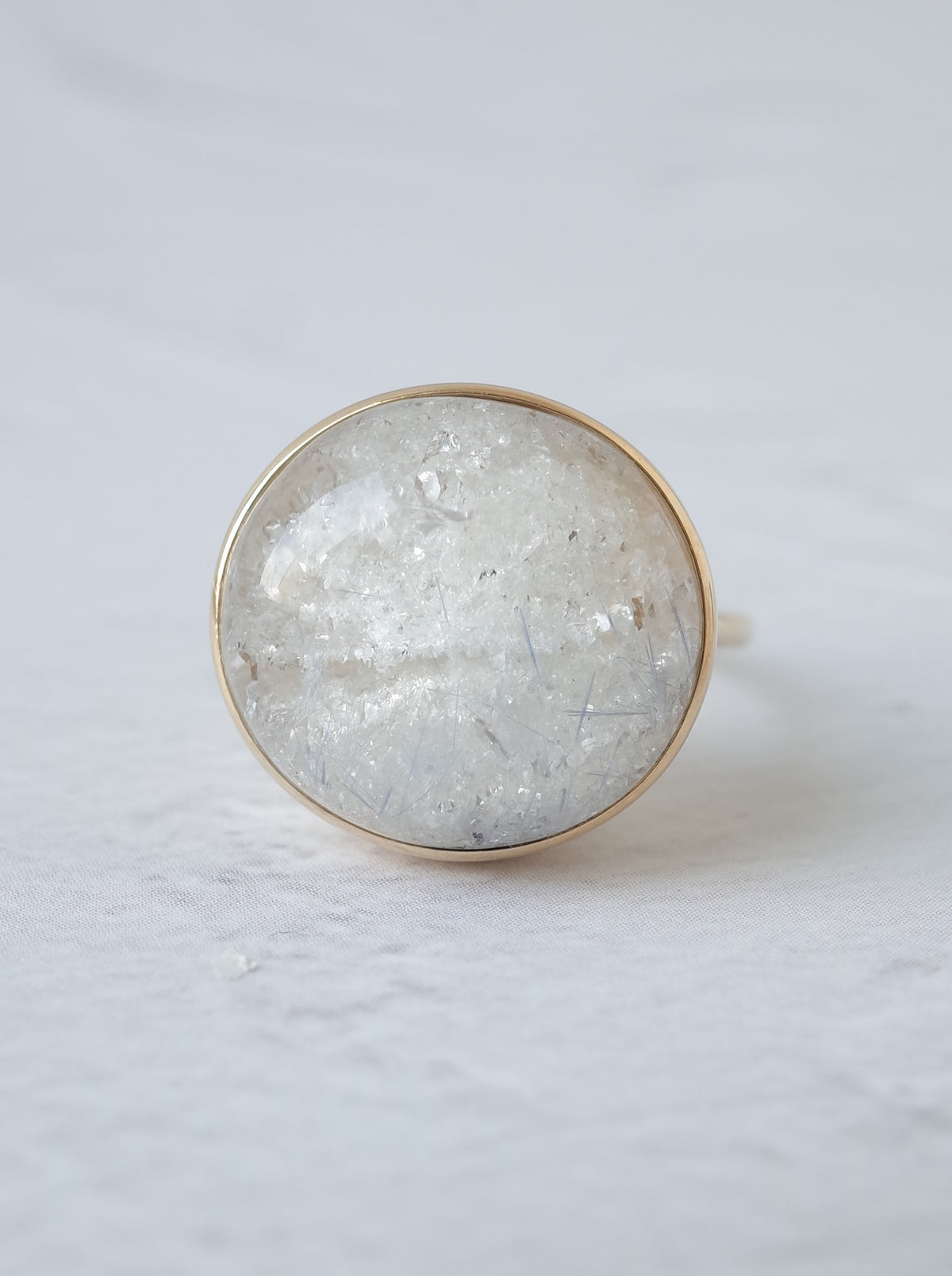 Quartz in White Garden Quartz Ring  - 3