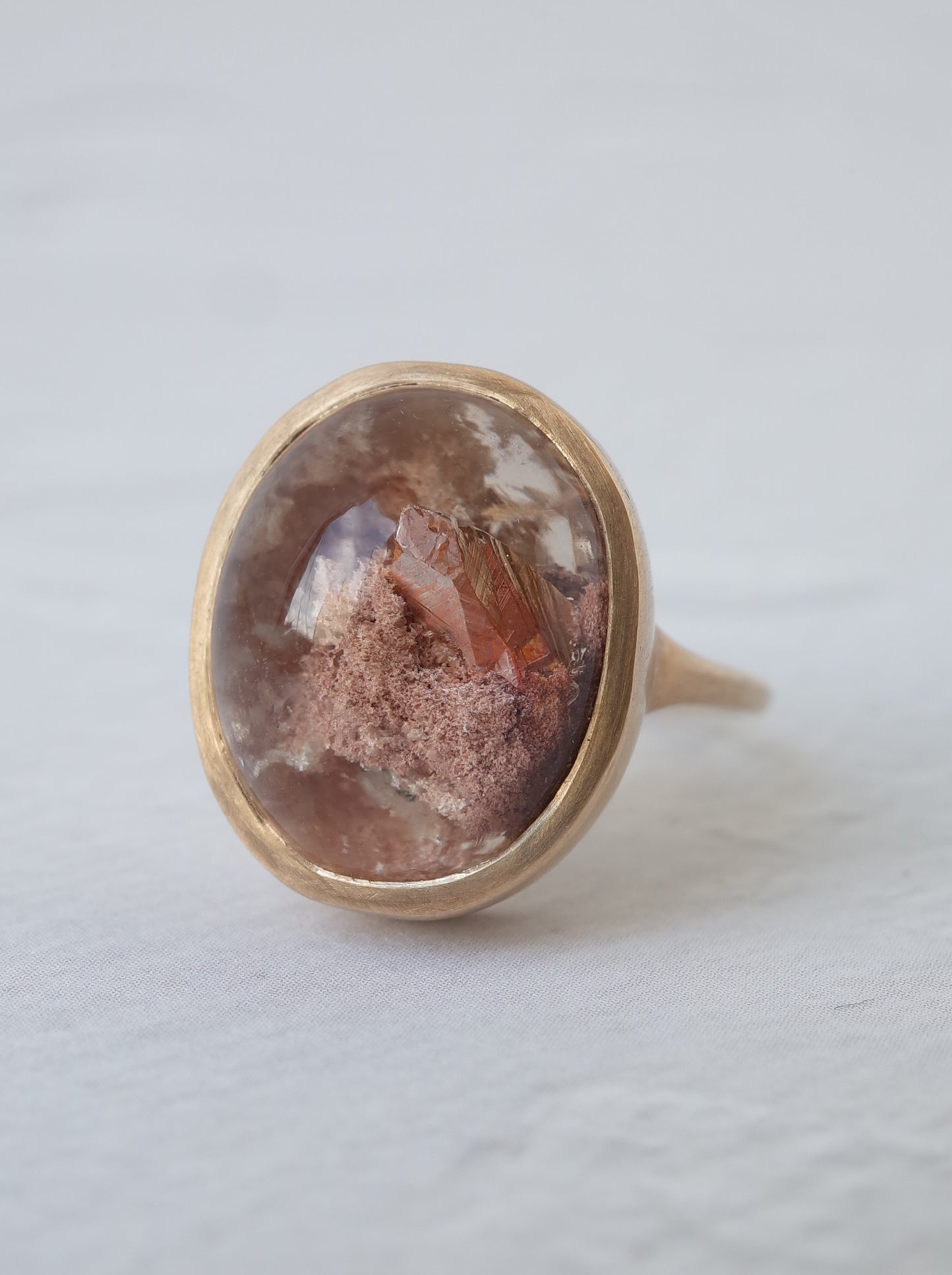 Quartz in Garden Quartz Ring - 4