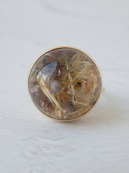 Garden Rutilated Quartz Ring - 1