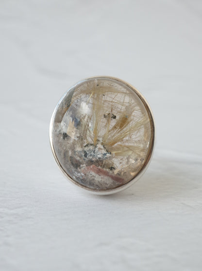 Garden Rutilated Quartz Ring - 4