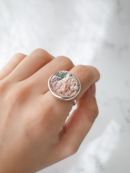 Cherry Blossom Garden Quartz Ring - 4