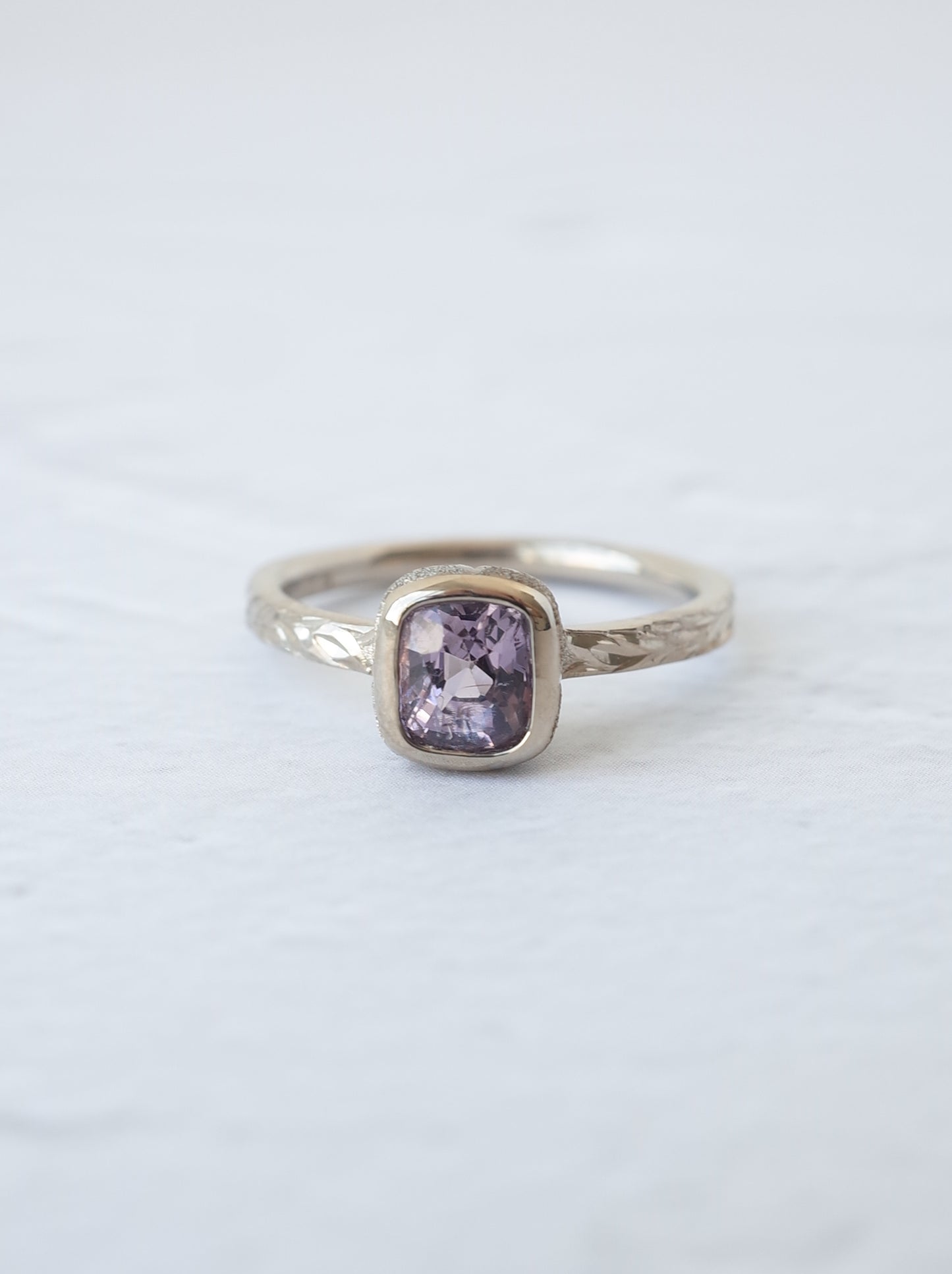 Purple Spinel Hawaiian Ring