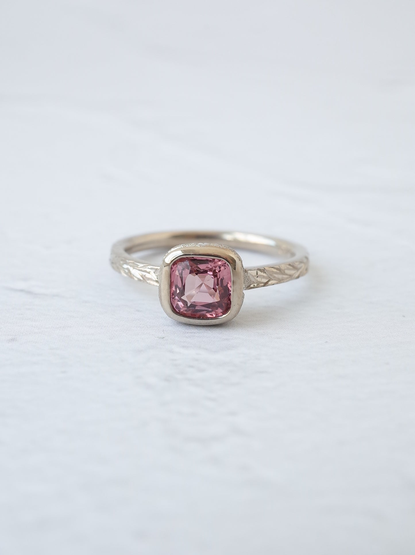 Red Spinel Hawaiian Ring