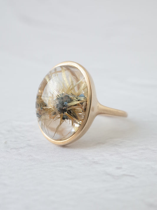 Rutilated Quartz Ring - 3