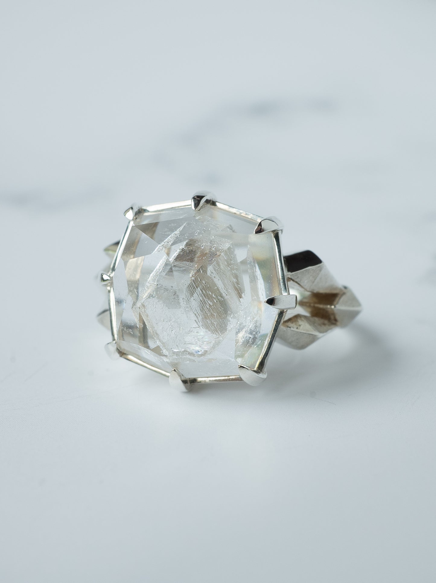 Quartz in Quartz CRYSTALLIZE Ring - 2 / cut by CANNA
