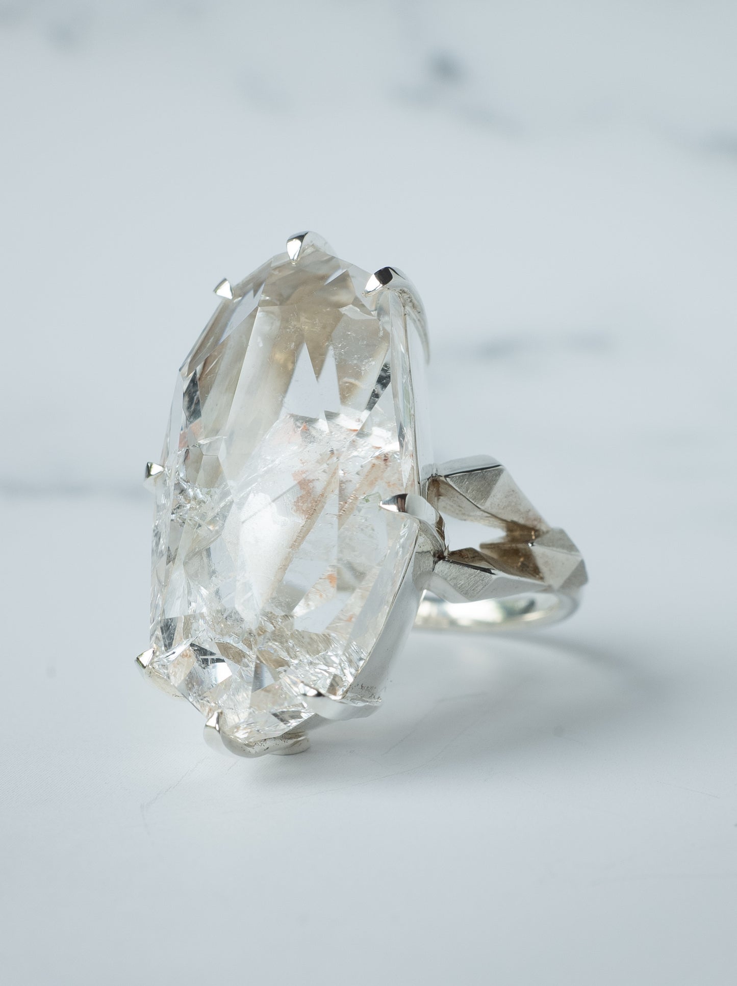 Quartz in Quartz CRYSTALLIZE Ring - 1 / cut by CANNA