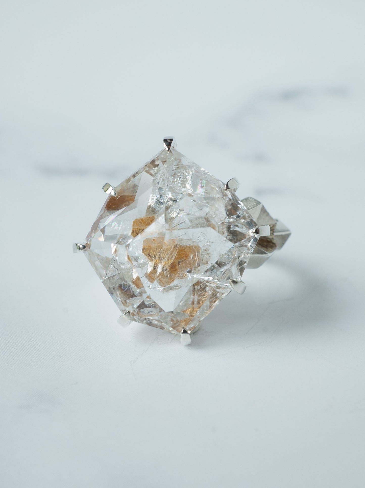 Quartz in Quartz CRYSTALLIZE Ring - 3 / cut by CANNA