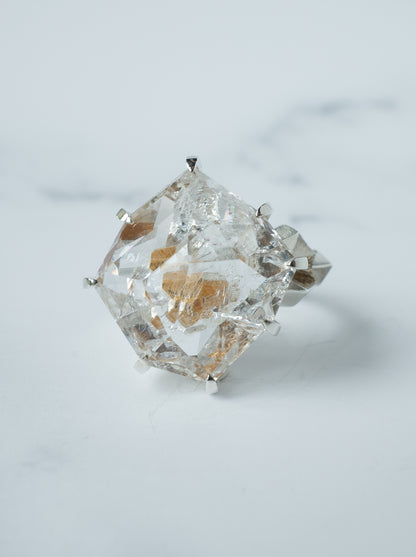 Quartz in Quartz CRYSTALLIZE Ring - 3 / cut by CANNA