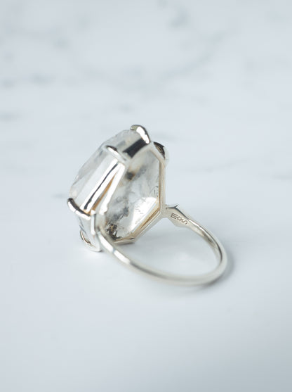 Dendritic Quartz Ring  / cut by CANNA