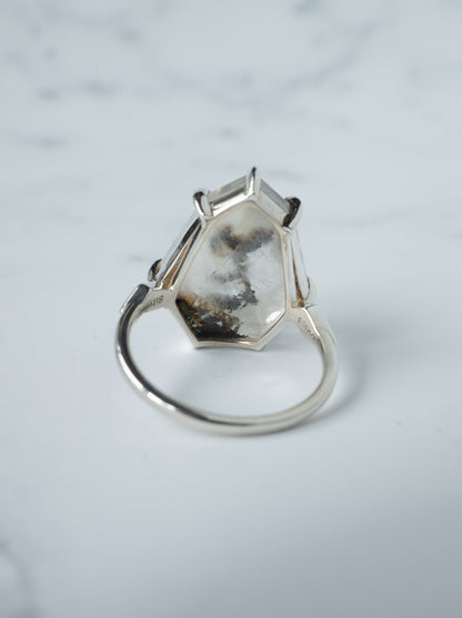Dendritic Quartz Ring  / cut by CANNA