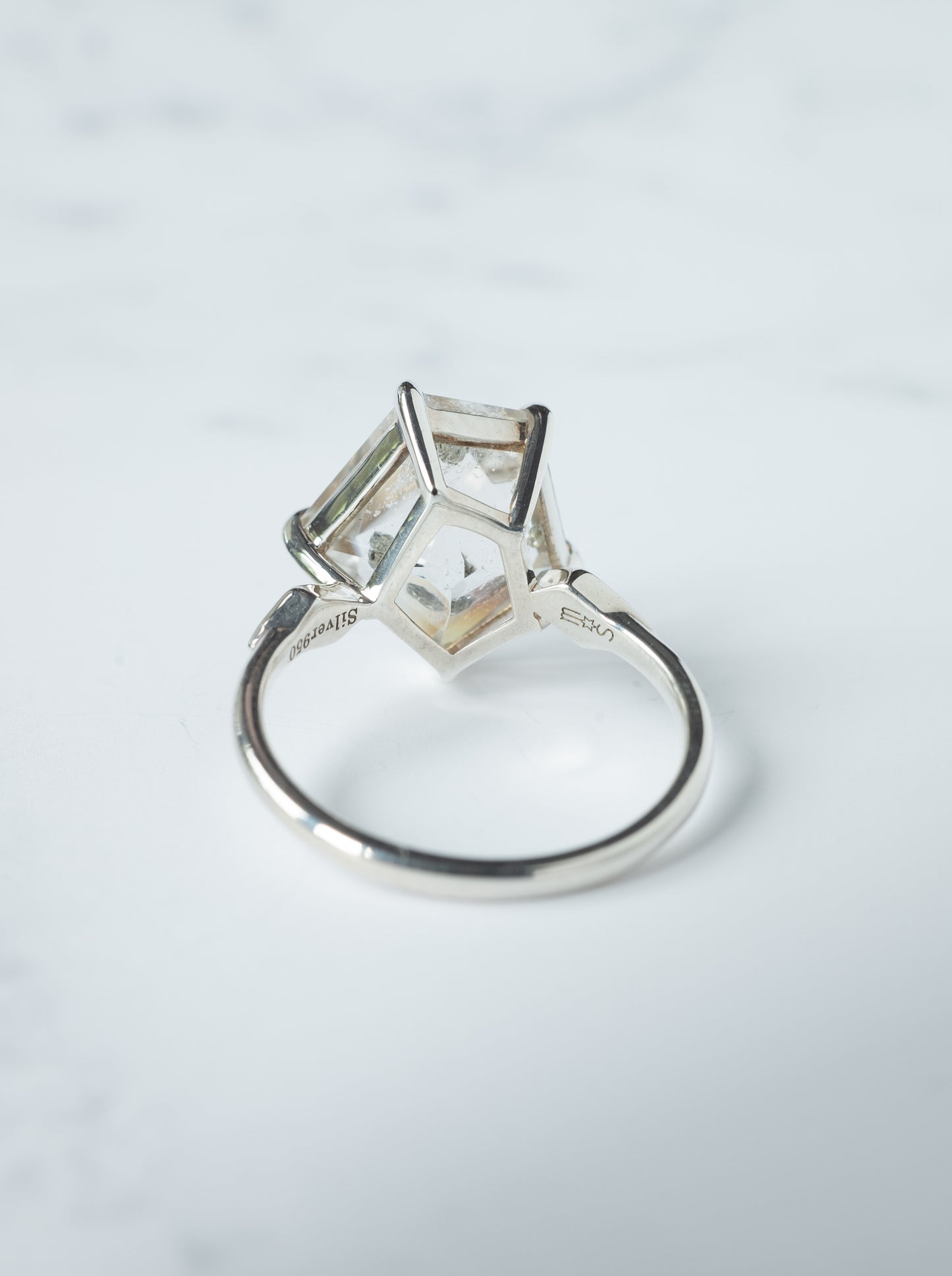 Pyrite in Quartz Ring / cut by CANNA
