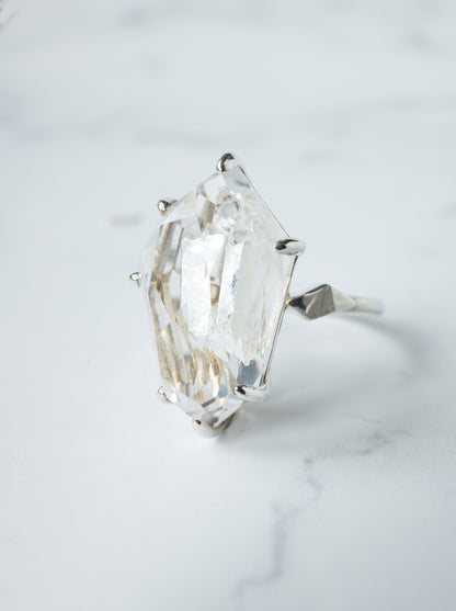 Quartz in Quartz Ring - 1  / cut by CANNA