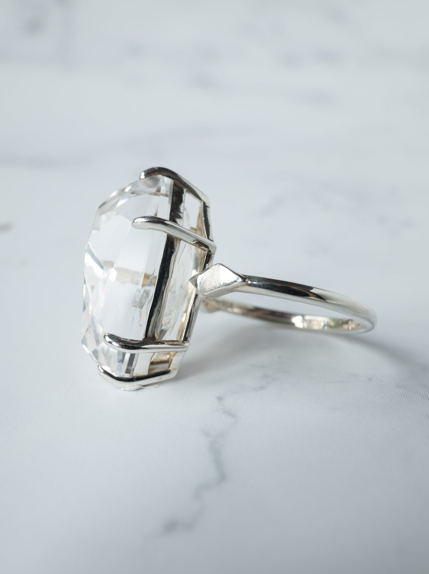 Quartz in Quartz Ring - 1  / cut by CANNA