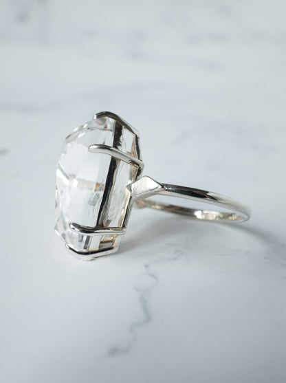 Quartz in Quartz Ring - 1  / cut by CANNA