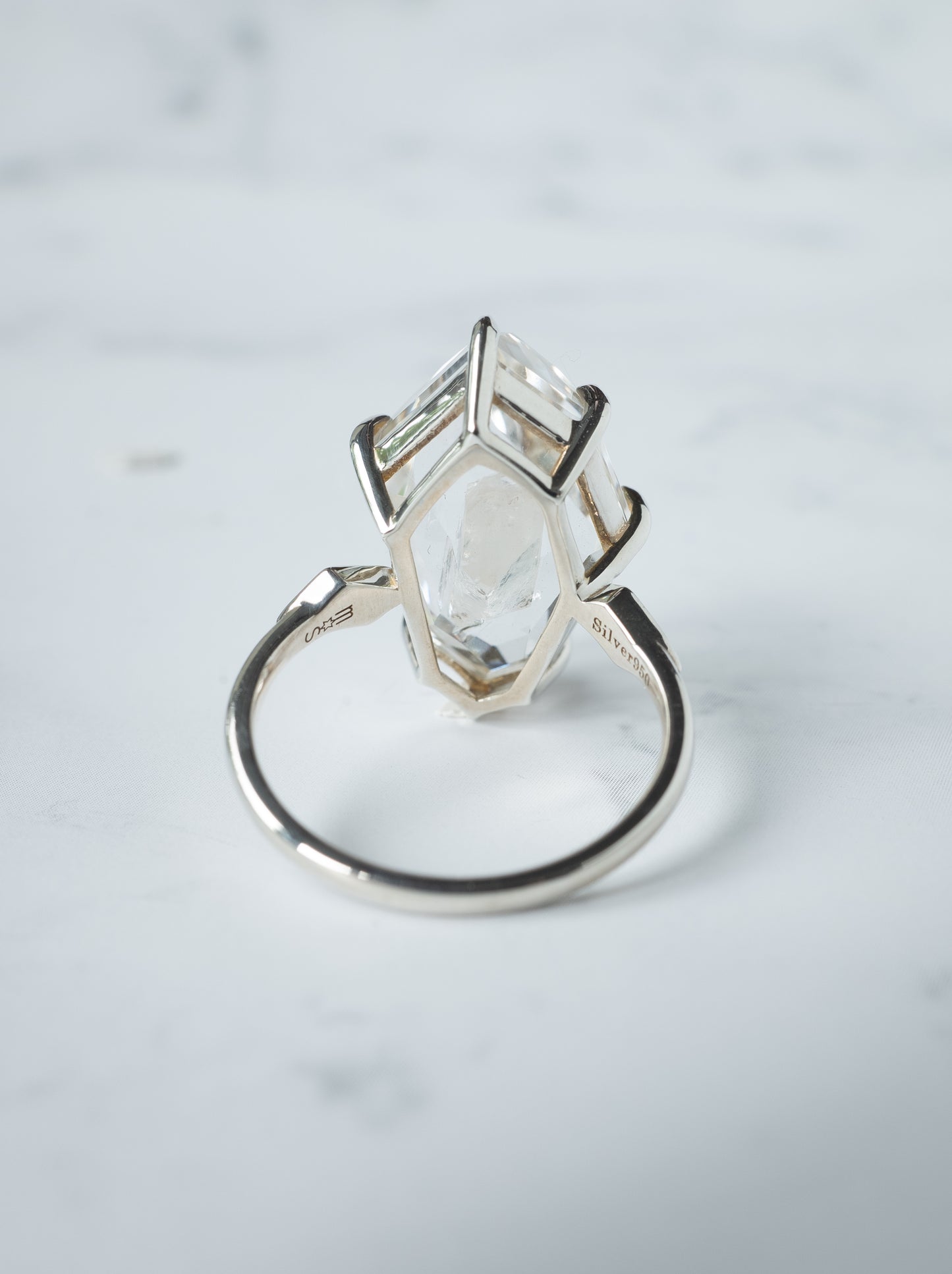 Quartz in Quartz Ring - 1  / cut by CANNA