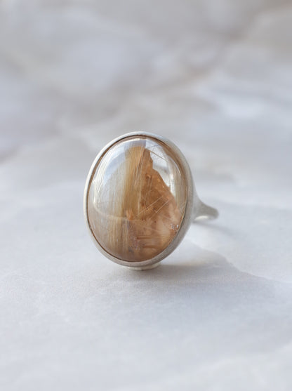 Maica in Rutilated Quartz Ring
