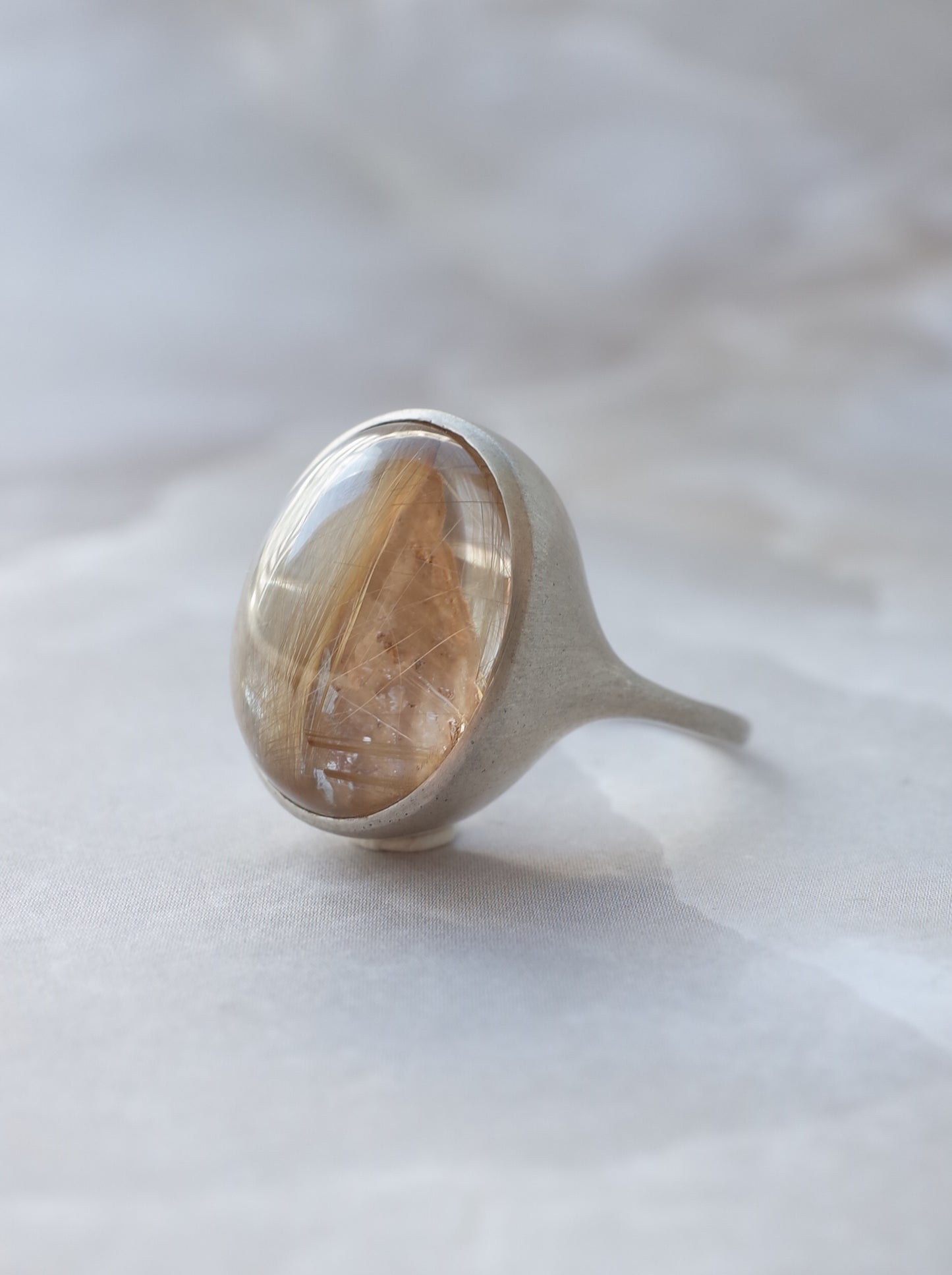 Maica in Rutilated Quartz Ring