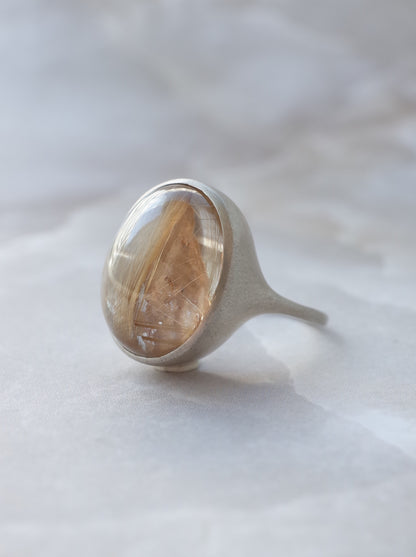 Maica in Rutilated Quartz Ring