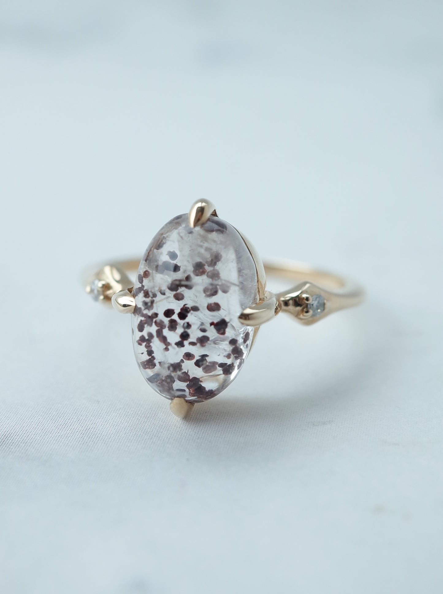 Hematite in Quartz Ring - 3