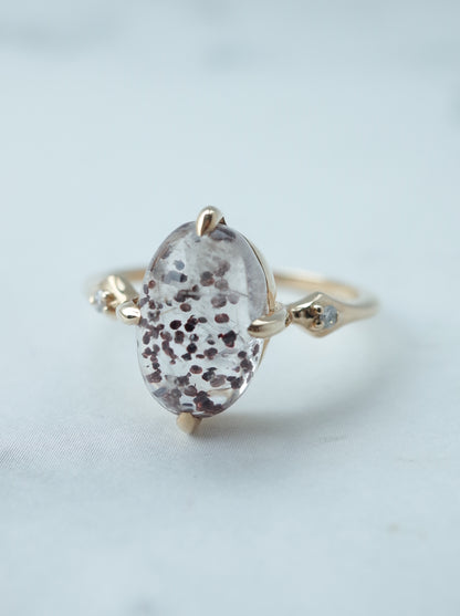 Hematite in Quartz Ring - 3