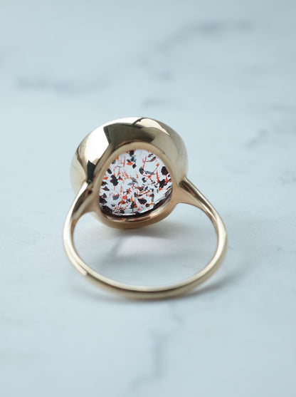 Hematite in Quartz Ring - 2