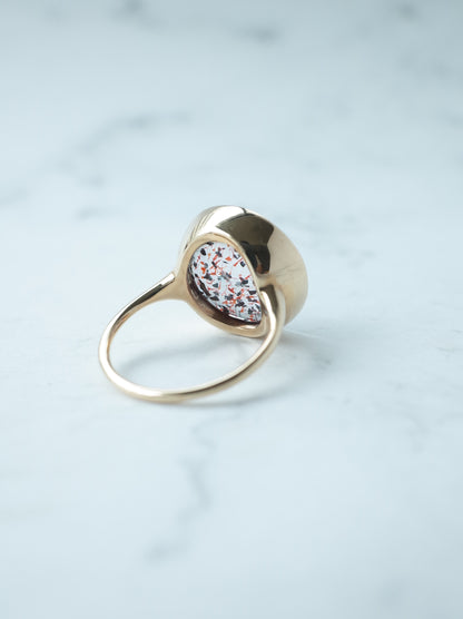 Hematite in Quartz Ring - 2