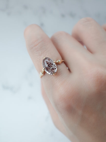 Hematite in Quartz Ring - 3