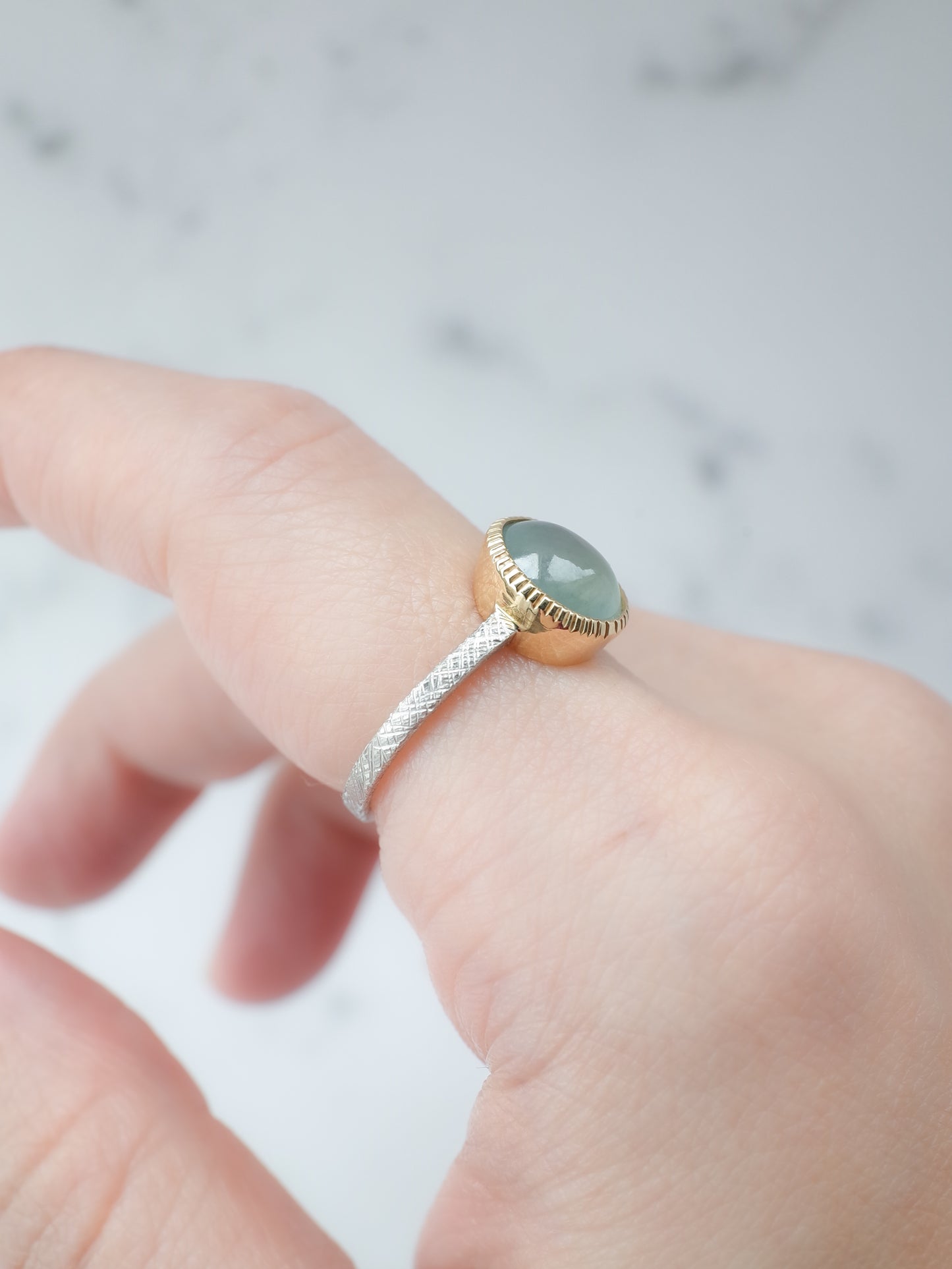 Burmese Jadeite Ring - 2
