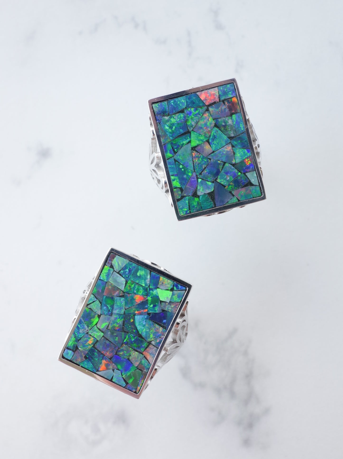 AGAPANTHUS Mosaic Opal Ring