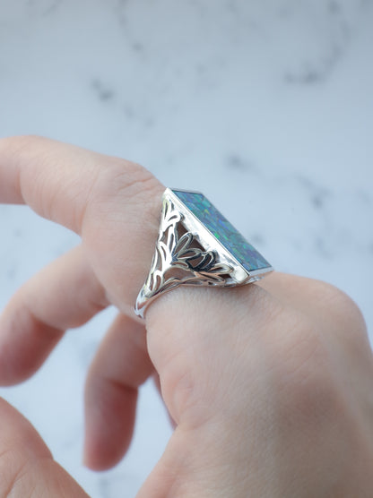 AGAPANTHUS Mosaic Opal Ring