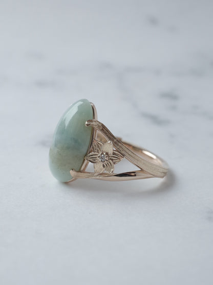 ITOIGAWA Jadeite  DAFFODIL Ring