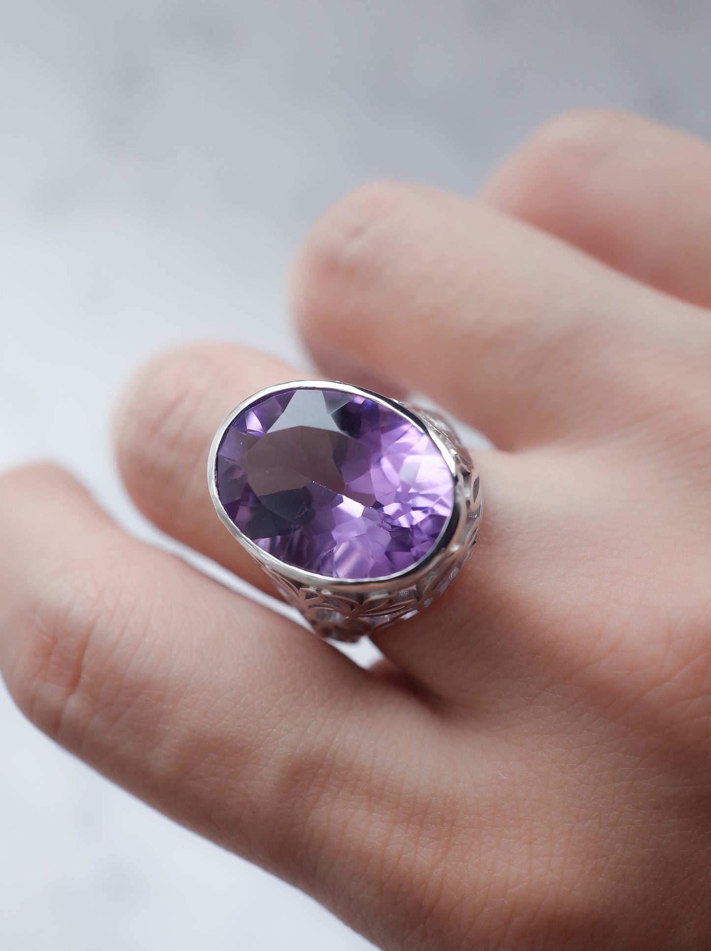 AGAPANTHUS Amethyst Ring