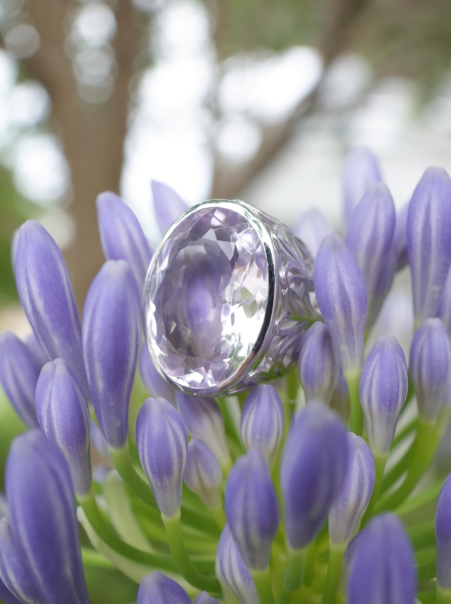 AGAPANTHUS Light Amethyst Ring